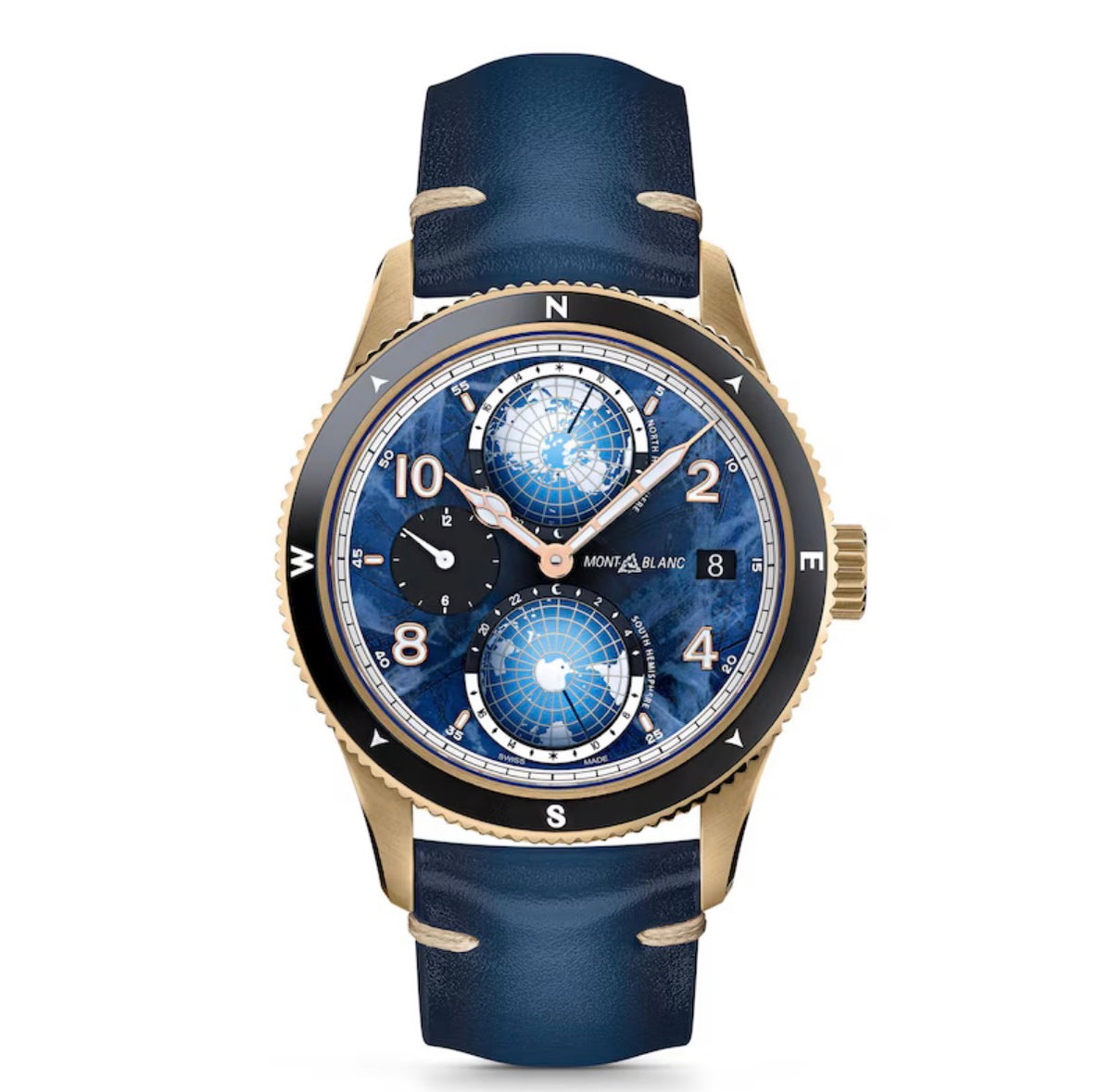 Montblanc Zero Oxygen Men's Leather Strap Limited Edition Watch