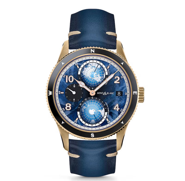Montblanc Zero Oxygen Men's Leather Strap Limited Edition Watch